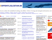 Tablet Screenshot of offentliglistan.se